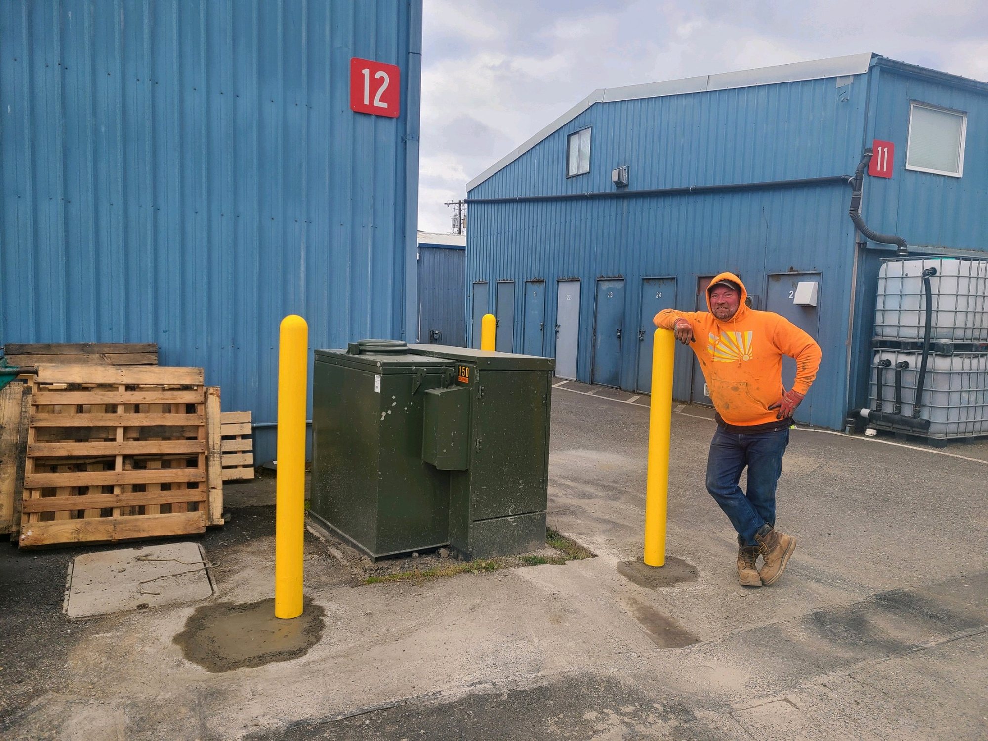 Dan Bohman and D & L Poles field work